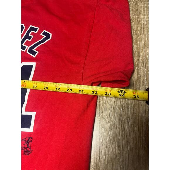 Manny Ramirez Red Sox Vintage Shirt Jersey Majestic Large - Picture 4 of 5
